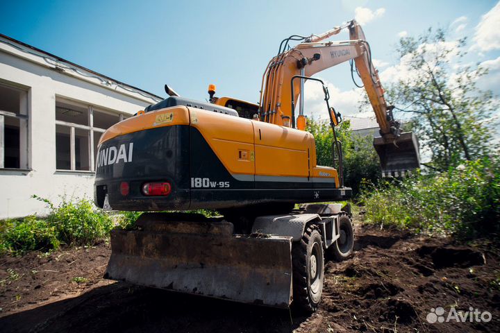 Услуги спецтехники экскаватор Hyundai R180W-9S