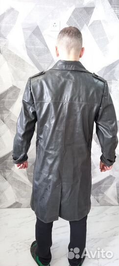 Кожаный плащ мужской СССР