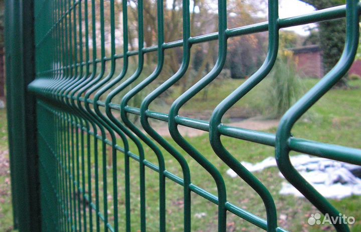 Забор из 3D панели