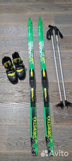 Комплект fisher Лыжи беговые, ботинки, палки