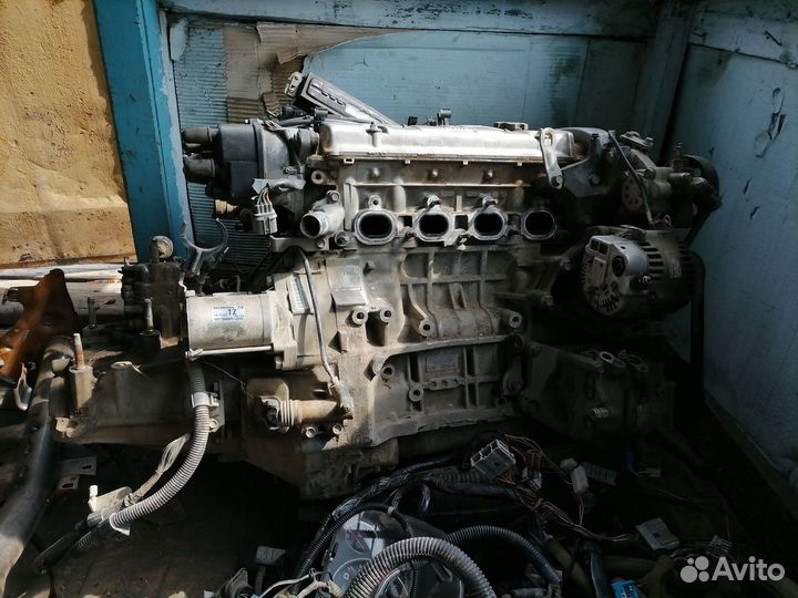 Двигатель с коробкой Honda f22b