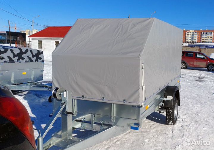 Прицеп оцинк. 3.2х1.4 с тентом 