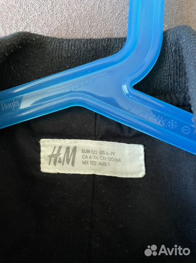 Кожаная куртка детская H&M 122