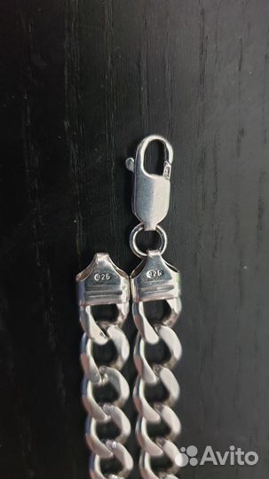 Серебряная цепь панцирная