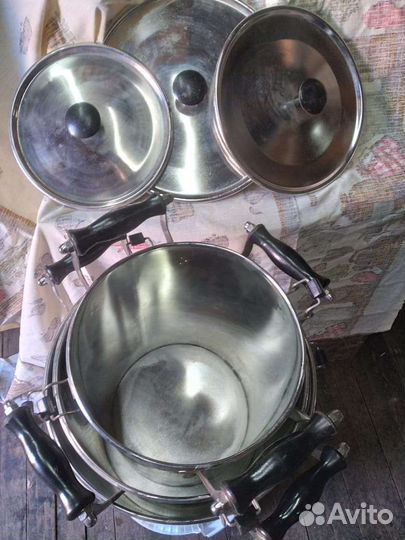Набор кастрюль из нержавейки