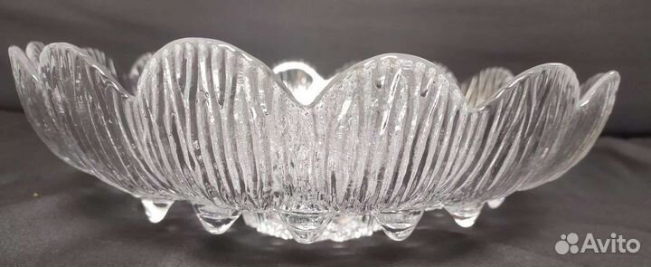 Ваза, салатник СССР 1970 ые хрусталь