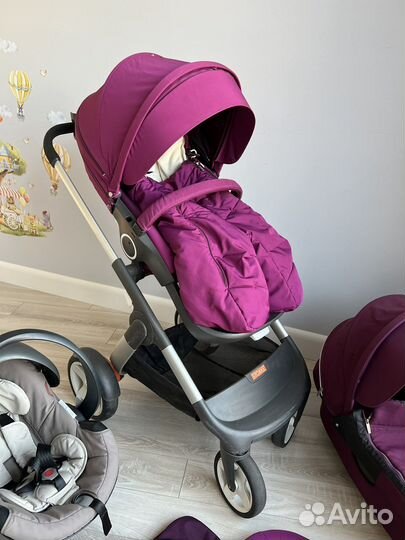 Коляска 3 в 1 stokke crusi оригинал