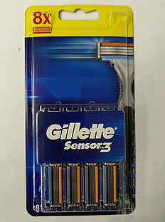 Сменные кассеты Gillette Sensor3 8 шт