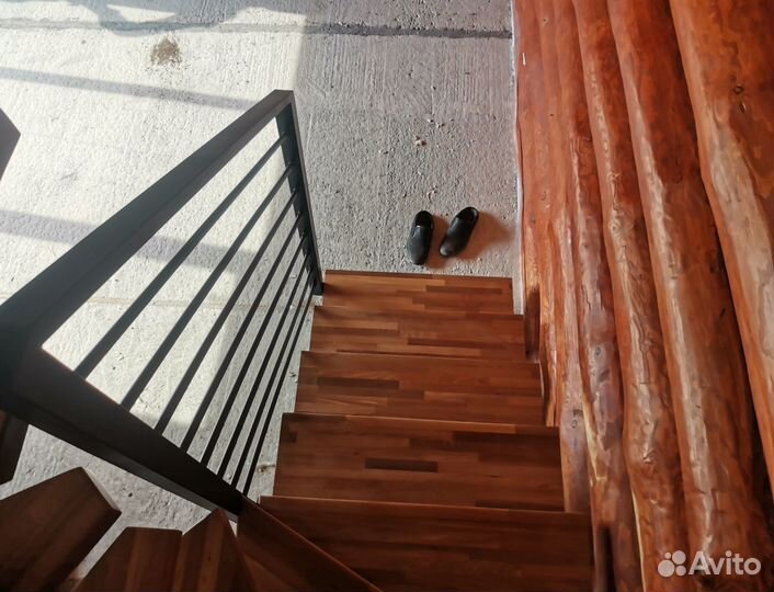 Сварной Каркас Забежной Лестницы на Дачу