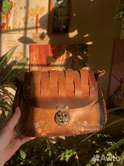 Сумка натуральная кожа мексика летняя