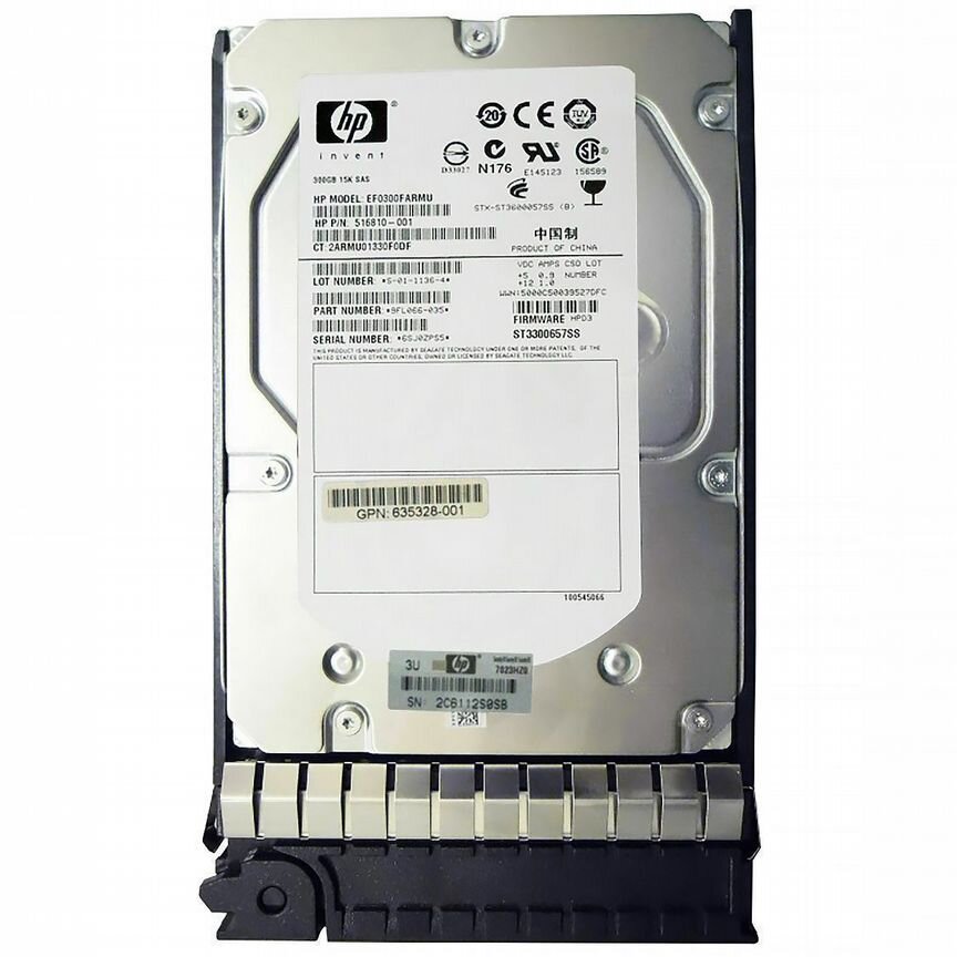 [516832-001] Жесткий Диск Hp Ef0300farmu 300gb Sas 3,5" Hdd 516832-001