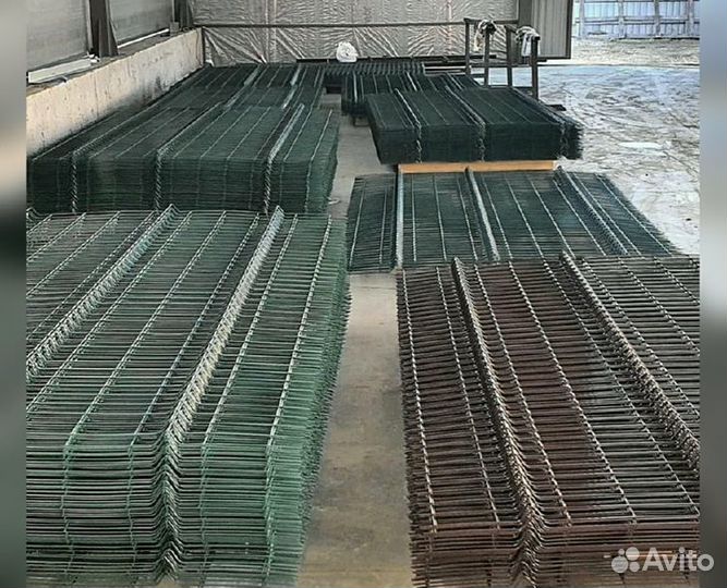 Забор сетка 3д