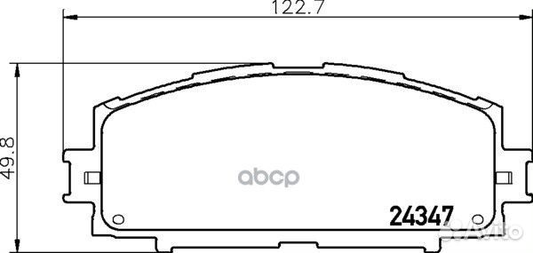 Колодки тормозные NP1128 nisshinbo