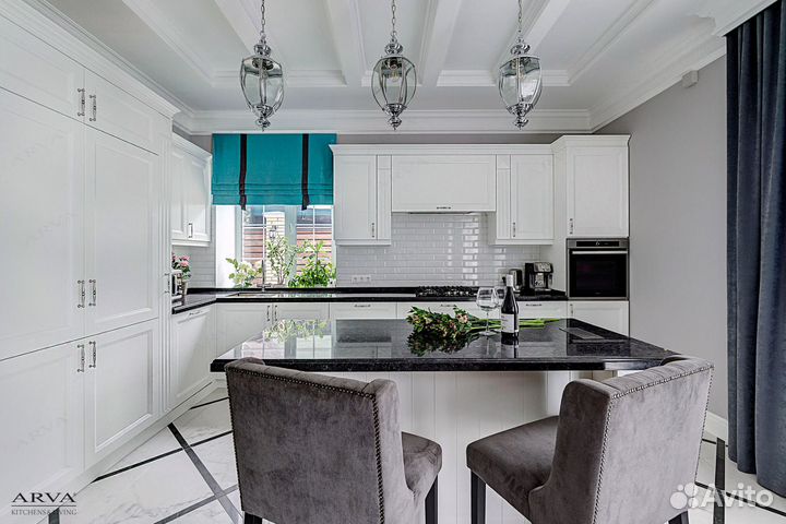 Кухни на заказ, Береза, цвет 