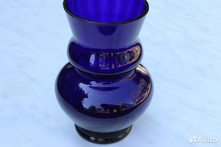 Вазы кобальтовые