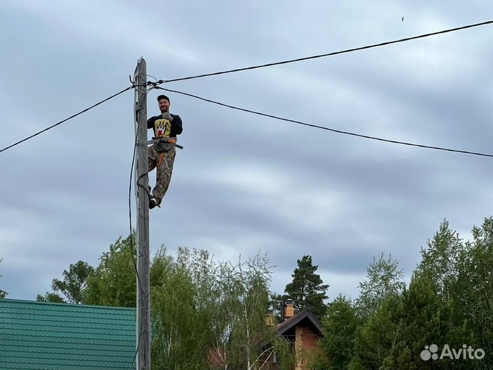 Услуги Электрика. Замена проводки. Перенос розеток