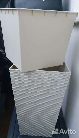 Горшок для цветов 2шт