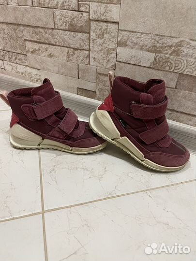 Ботинки зимние для девочки Ecco