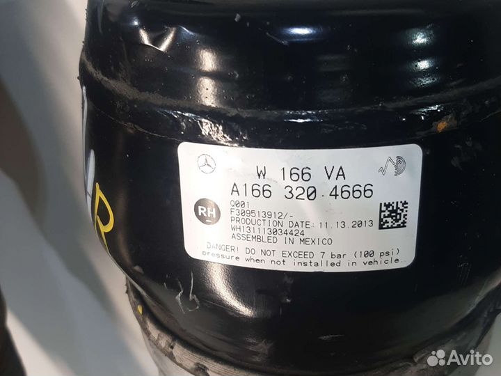 Амортизаторы с ADS mercedes w166