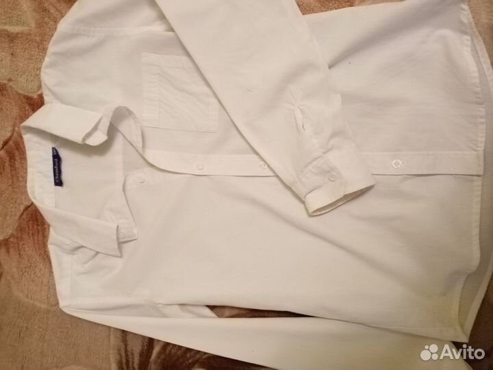 Белая рубашка 140
