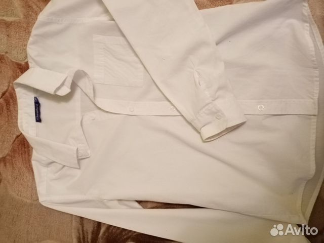 Белая рубашка 140