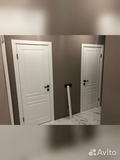 Двери межкомнатные белая эмаль