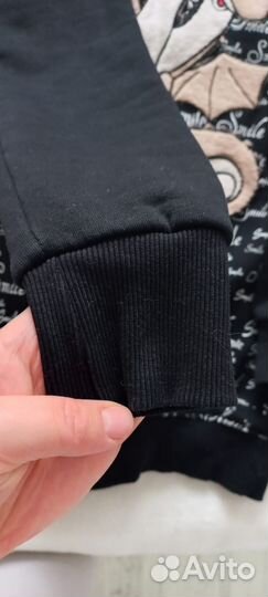 Худи на флисе с капюшоном