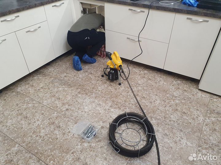 Устранение засоров / Прочистка канализации