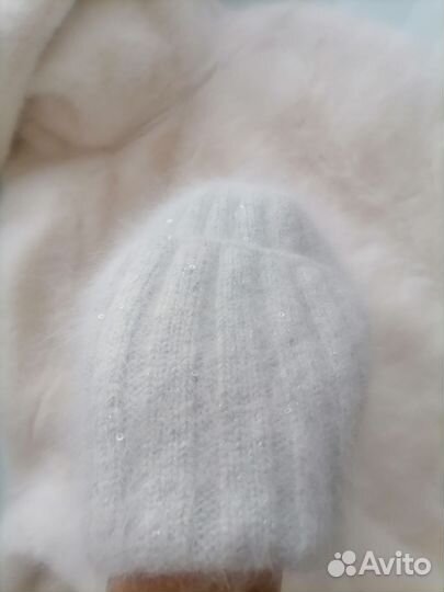 Шапка вязанная женская ангора