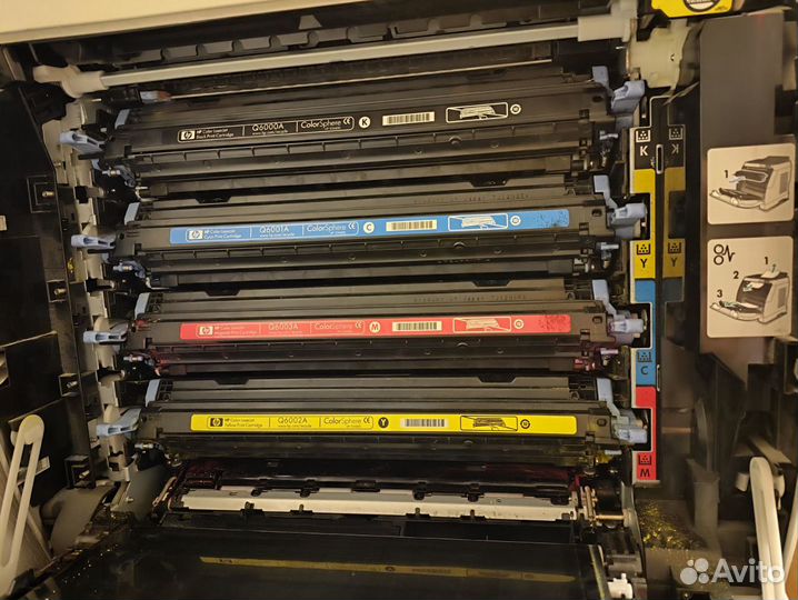Цветной лазерный принтер HP бу