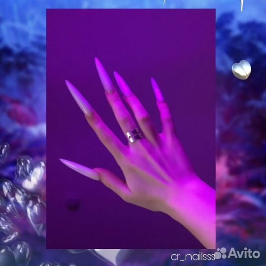 Маникюр наращивание ногтей