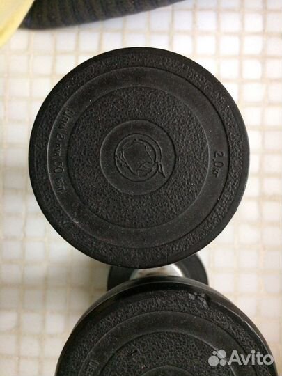 Гантели советские 2 кг