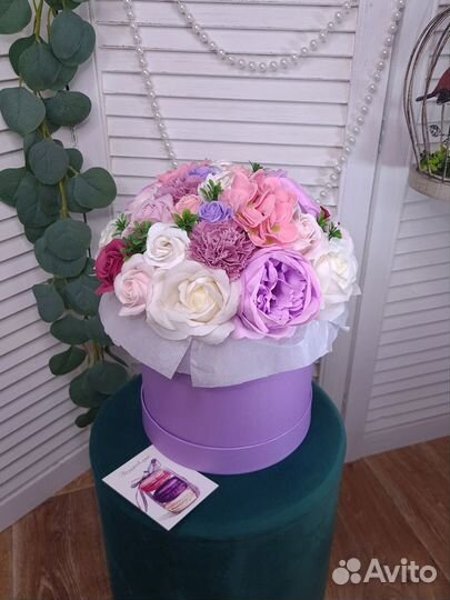 Букет цветов за мыла