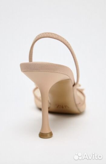 Zara сетчатые туфли новинка доставка включена