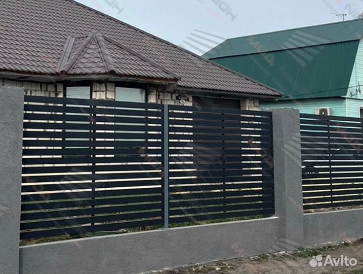 Забор Ранчо из металла