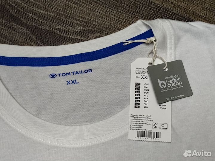 Футболка Tom Tailor (XXL). Оригинал. Новая