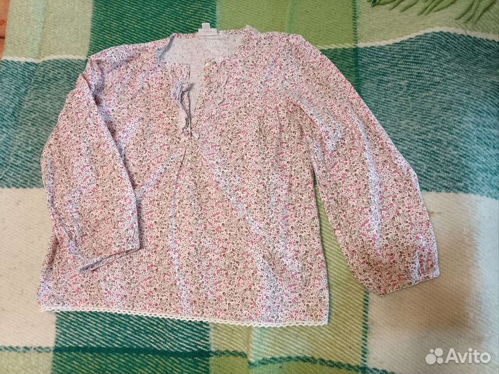 Рубашка для девочки 122 128