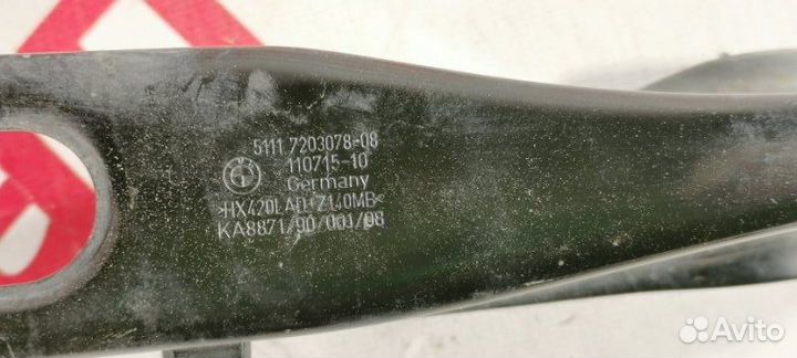 Усилитель бампера передний Bmw 528I седан 3.0 N52N