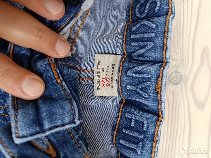 Джинсы zara для мальчика рост 128