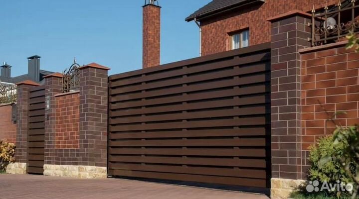 Откатные ворота замер бесплатно