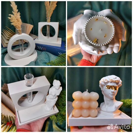 Подарочные наборы из гипса