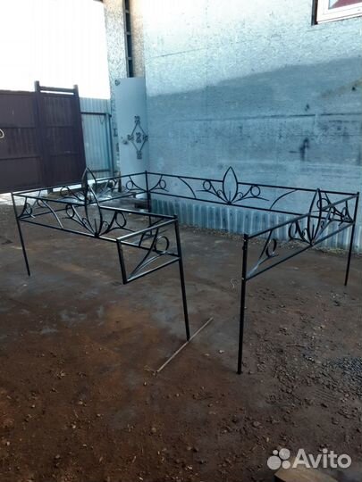 Ритуальные ограды,столики,кресты на могилу,лавки