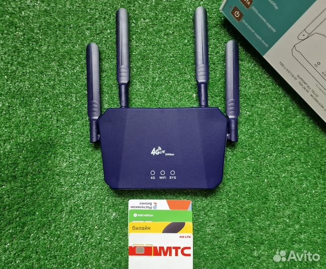 Мощнейший роутер 3g 4g + 500гб интернета
