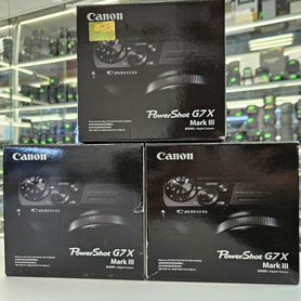 Canon PowerShot G7X Mark III Черный Новый