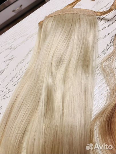 Волосы на заколках