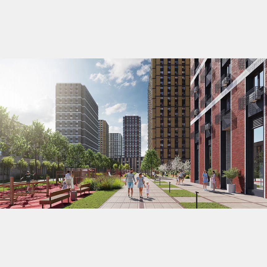 1-к. квартира, 37,5 м², 6/23 эт.