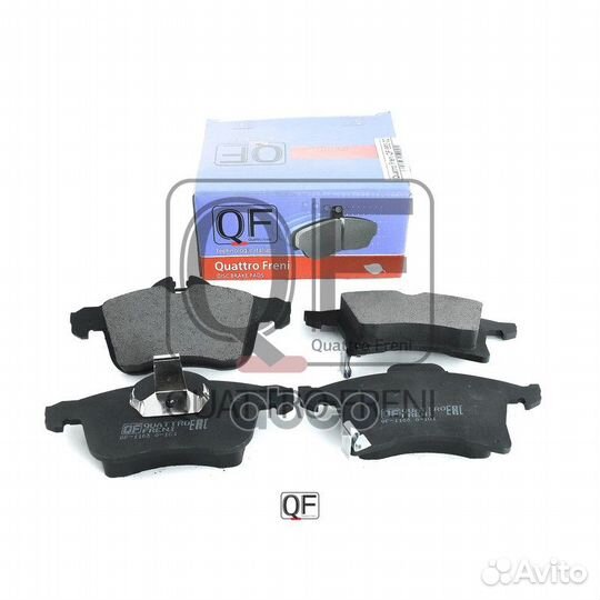 Колодки тормозные дисковые к-т qf66302 quattro