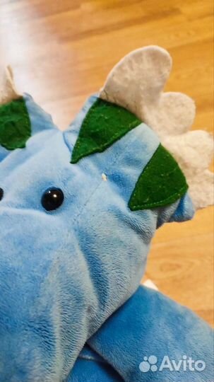 Игрушка мягкая динозавр