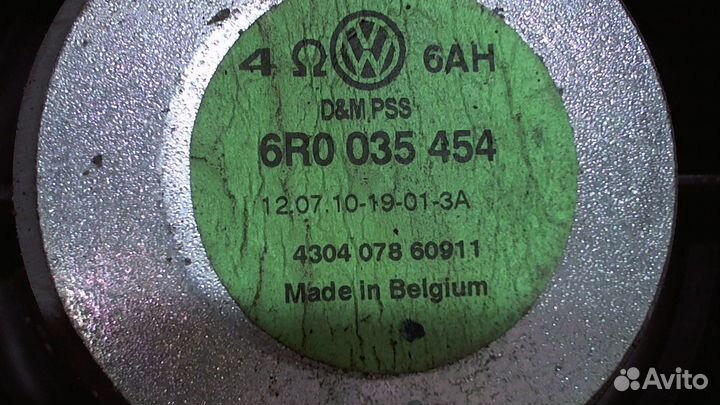 Динамик Volkswagen Polo, 2011