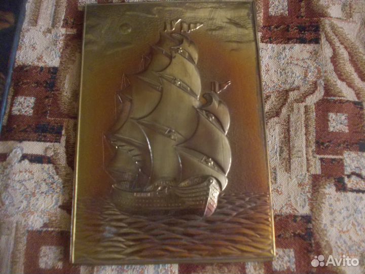 Xудoжeствeнныe картины на металле,чeканкa сcср